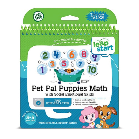 LeapStart Pre-Kindergarten Activity Book: Pet Pal Puppies Math, Age 3-5 Years