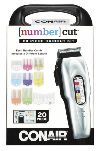 Conair HC408R Number Cut 20 Piece Haircut Kit