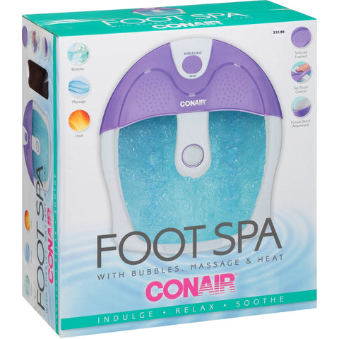 Conair FB70W Foot Spa with Bubbles, Massage & Heat