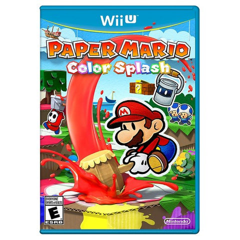 Wii U Paper Mario Color Splash Game