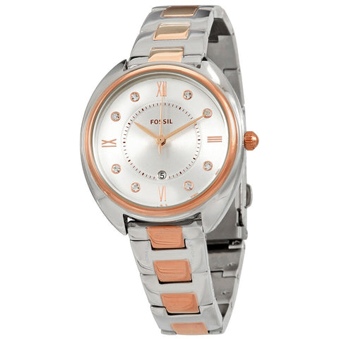 Fossil ES5072 Women Gabby Crystal White Dial Watch