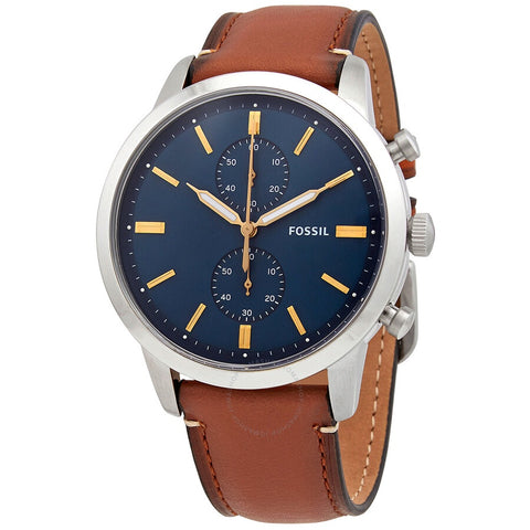 Fossil Townsman Chronograph Blue Dial Men's  Watch  FS5279