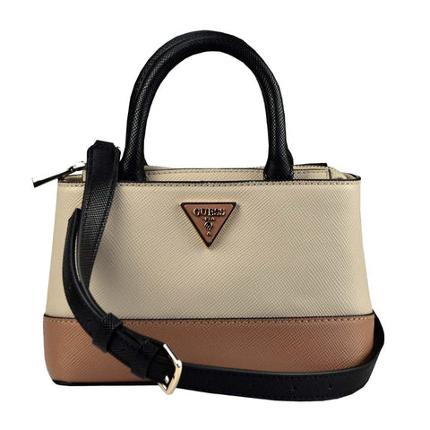 Guess VG813077 Women Cordelia Mini Satchel Natural Multi