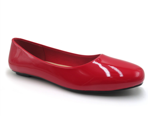 Pierre Dumas Moni-65 Woman  Slip on Round Toe Pump-Red Patent