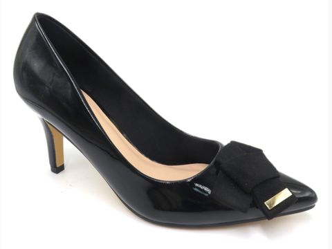 Pierre Dumas Bloom-11 Women Slip On Pointed Toe Heel Shoe -Black