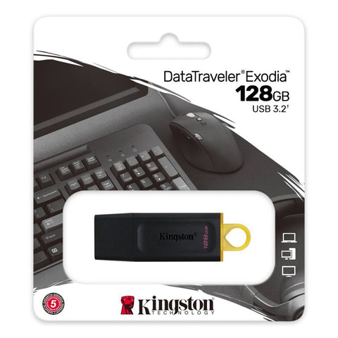 Kingston DataTraveler Exodia USB 3.0 Memory Flash Drive 128GB