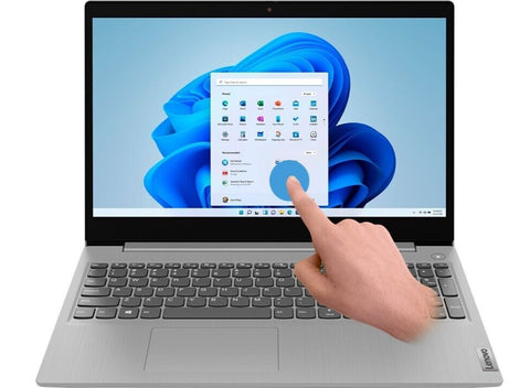 Lenovo Ideapad i3 15.6'' HD Touch Laptop Platinum Grey