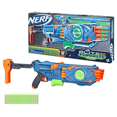 Nerf Elite 2.0 Flipshots Flip-16 Blaster with 16 Dart Barrels