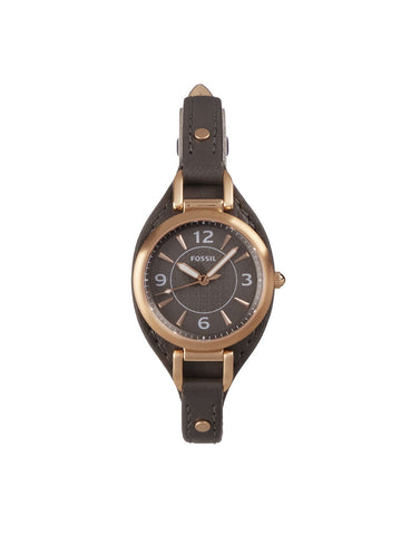 Fossil Women's ES5212 Rose Gold Carlie Dress Watch