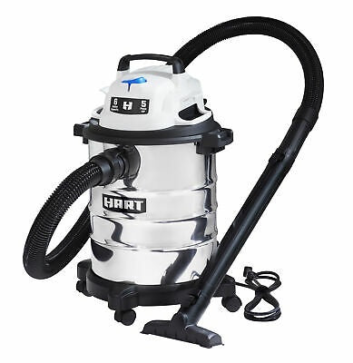 Hart Wet Dry Vacuum 6 Gal 5.0 HP Stainless Steel