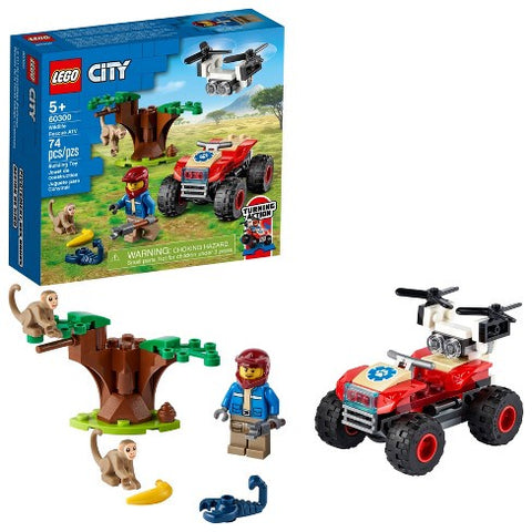 LEGO® City Wildlife Wildlife Rescue 74pc ATV 60300 Age 5+