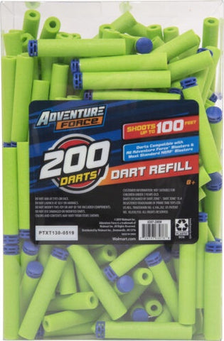 Nerf Adventure Force 200 Dart Refill - All Nerf Blasters