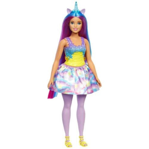 Barbie Dreamtopia Unicorn Doll - (Curvy) In Rainbow Look