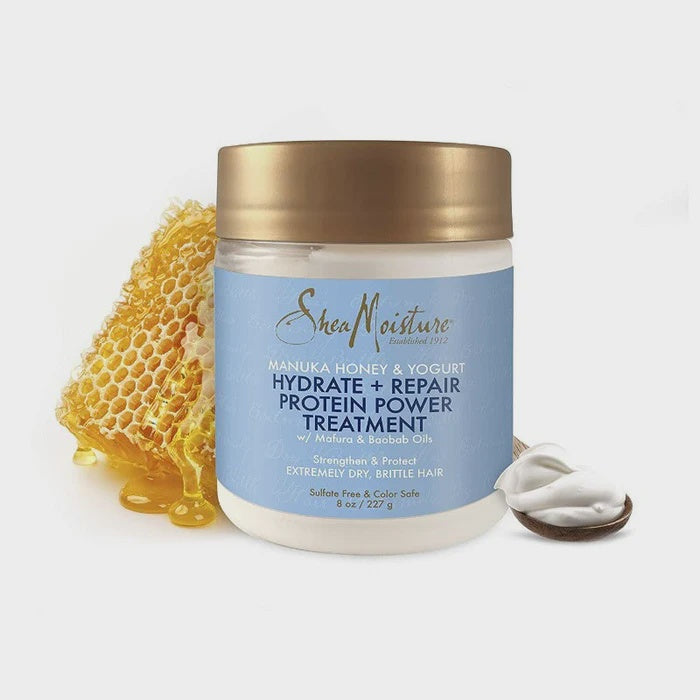 Shea Moisture Manuka Honey & Yogurt Hydrate Repair Protein Power Treatment 8oz